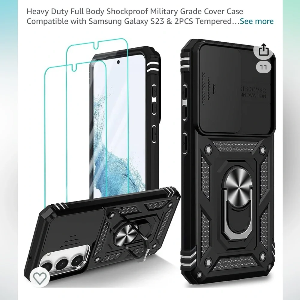 Heavy Duty Full Body Shockproof Military Grade Cover Case Compatible with Samsng